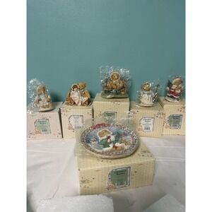Lot Of 6 Cherished Teddies 1995 Ltd‎ Ed Figurine